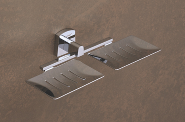 Dual Brass Soap Dish